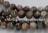 CST03 15.5 inches 8mm round staurolite gemstone beads wholesale