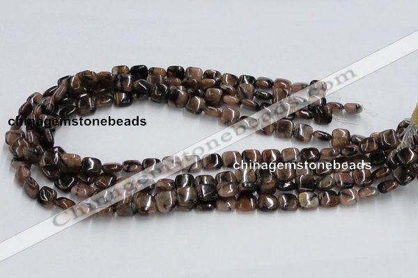 CST08 15.5 inches 10*10mm square staurolite gemstone beads wholesale