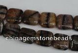 CST42 15.5 inches 12*12mm square staurolite gemstone beads wholesale