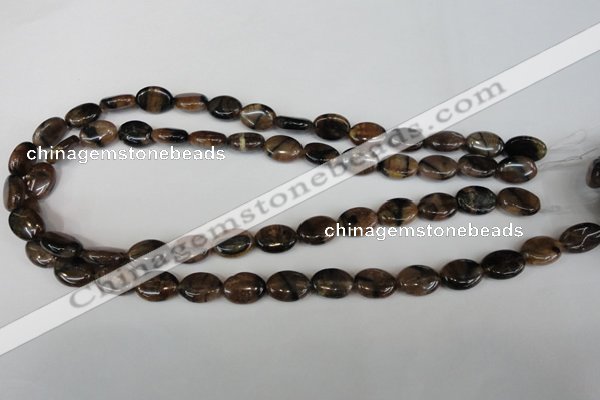 CST46 15.5 inches 10*14mm oval staurolite gemstone beads wholesale