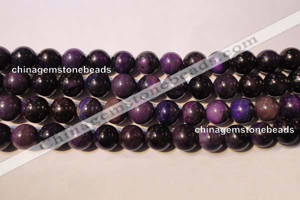 CSU116 15.5 inches 12mm round natural sugilite gemstone beads