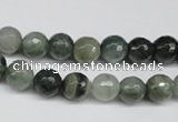 CSW11 15.5 inches 6mm faceted round seaweed quartz beads wholesale