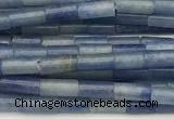 CTB1005 15 inches 2*4mm tube blue aventurine jade beads