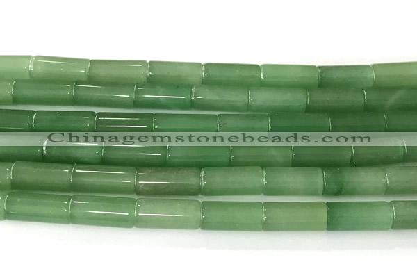CTB1042 15 inches 8*16mm - 8*18mm tube green aventurine beads