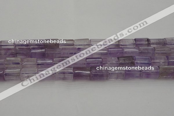 CTB105 15.5 inches 11*15mm faceted tube amethyst gemstone beads