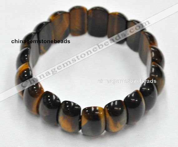 CTB18 8 inches 20*30mm  tiger eye stretch bracelet wholesale