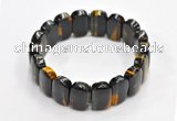 CTB19 7.5 inches 12*20mm tiger eye stretch bracelet wholesale