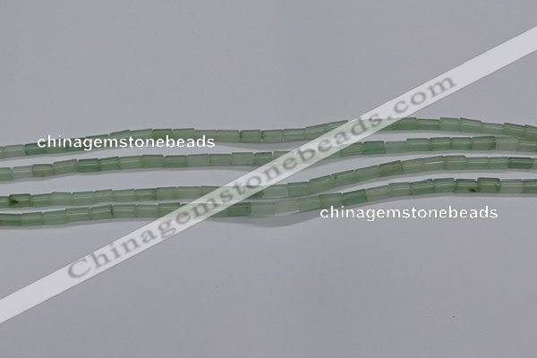 CTB302 15.5 inches 4*6mm tube green aventurine beads wholesale