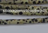 CTB305 15.5 inches 4*6mm tube dalmatian jasper beads wholesale