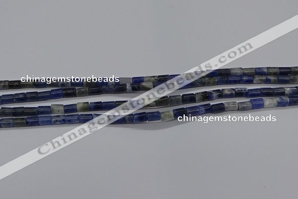 CTB306 15.5 inches 4*6mm tube sodalite beads wholesale