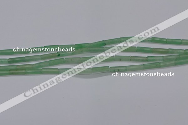 CTB326 15.5 inches 4*13mm tube green aventurine beads wholesale