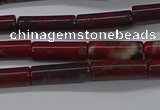 CTB333 15.5 inches 4*13mm tube brecciated jasper beads wholesale