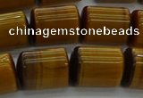 CTB540 15.5 inches 10*13mm triangle golden tiger eye beads wholesale