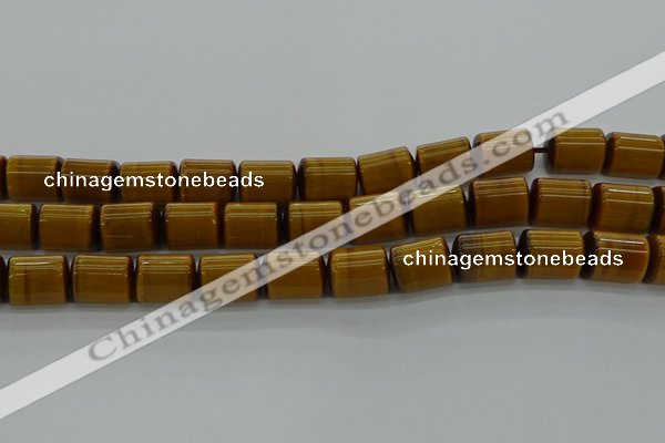 CTB540 15.5 inches 10*13mm triangle golden tiger eye beads wholesale