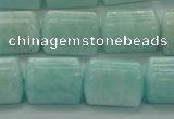 CTB546 15.5 inches 10*13mm triangle amazonite beads wholesale