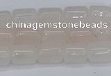 CTB700 15.5 inches 6*8mm tube rose quartz beads wholesale
