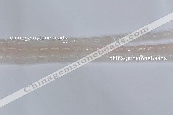 CTB700 15.5 inches 6*8mm tube rose quartz beads wholesale