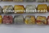 CTB711 15.5 inches 6*8mm tube sky eye stone beads wholesale