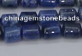 CTB716 15.5 inches 6*8mm tube blue dumortierite beads wholesale