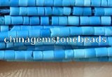 CTB803 15.5 inches 1mm tube turquoise beads wholesale