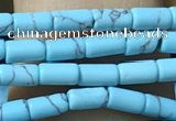 CTB805 15.5 inches 2*4mm tube turquoise beads wholesale