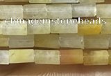 CTB812 15.5 inches 2*4mm tube yellow aventurine beads wholesale