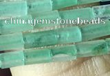 CTB813 15.5 inches 2*4mm tube green aventurine beads wholesale