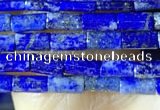 CTB825 15.5 inches 2*4mm tube lapis lazuli beads wholesale