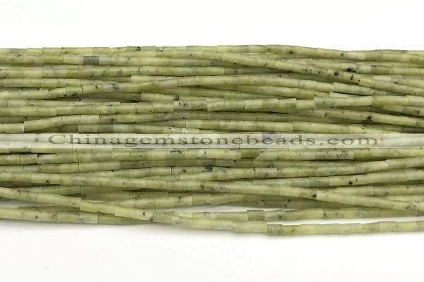 CTB964 15 inches 2*4mm tube jade beads
