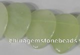 CTD05 Top drilled 22*30mm flat teardrop New jade beads