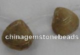 CTD1585 Top drilled 13*15mm - 18*20mm freeform shell fossil beads