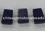 CTD1589 Top drilled 13*18mm trapezoid lapis lazuli gemstone beads