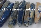 CTD1666 Top drilled 8*25mm - 15*50mm sticks agate gemstone beads