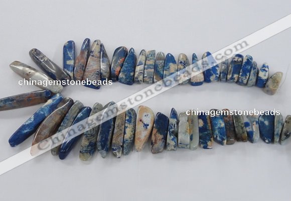 CTD1666 Top drilled 8*25mm - 15*50mm sticks agate gemstone beads