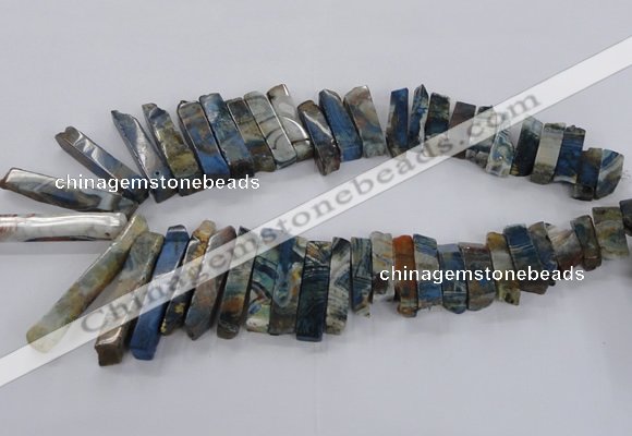 CTD1667 Top drilled 8*20mm - 10*50mm sticks agate gemstone beads