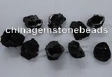 CTD1687 Top drilled 15*25mm - 30*35mm nuggets druzy agate beads