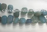 CTD2126 Top drilled 15*25mm - 18*25mm freeform agate beads