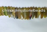 CTD2164 Top drilled 8*20mm - 10*40mm sticks agate gemstone beads