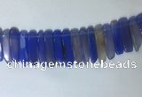 CTD2168 Top drilled 8*20mm - 10*40mm sticks agate gemstone beads