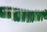 CTD2169 Top drilled 8*20mm - 10*40mm sticks agate gemstone beads