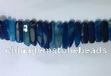 CTD2170 Top drilled 8*20mm - 10*40mm sticks agate gemstone beads