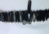 CTD2172 Top drilled 8*20mm - 10*40mm sticks agate gemstone beads