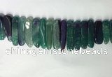 CTD2174 Top drilled 8*20mm - 10*40mm sticks agate gemstone beads