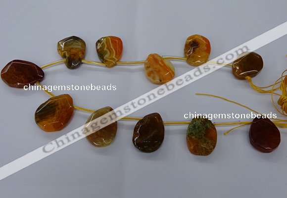 CTD2565 15.5 inches 18*25mm - 30*40mm freeform agate beads