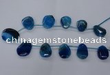 CTD2568 15.5 inches 18*25mm - 30*40mm freeform agate beads