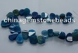 CTD2604 Top drilled 13*18mm - 23*33mm freeform agate beads