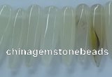 CTD2678 Top drilled 8*25mm - 10*50mm bullet agate beads wholesale