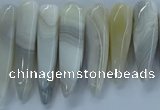 CTD2681 Top drilled 8*25mm - 10*50mm bullet agate beads wholesale