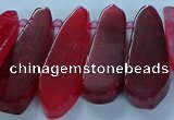 CTD2702 15.5 inches 10*25mm - 18*50mm freeform agate beads