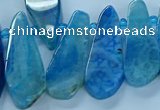 CTD2703 15.5 inches 10*25mm - 18*50mm freeform agate beads